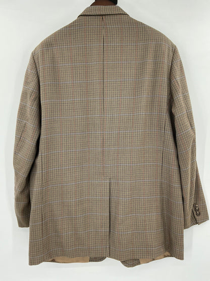 Vintage J. Press x Abraham Moon Houndstooth Wool Sport Coat 44R