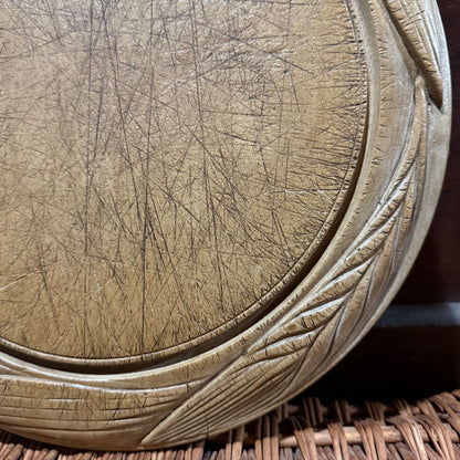 Wheat Border Carved Wooden Breadboard