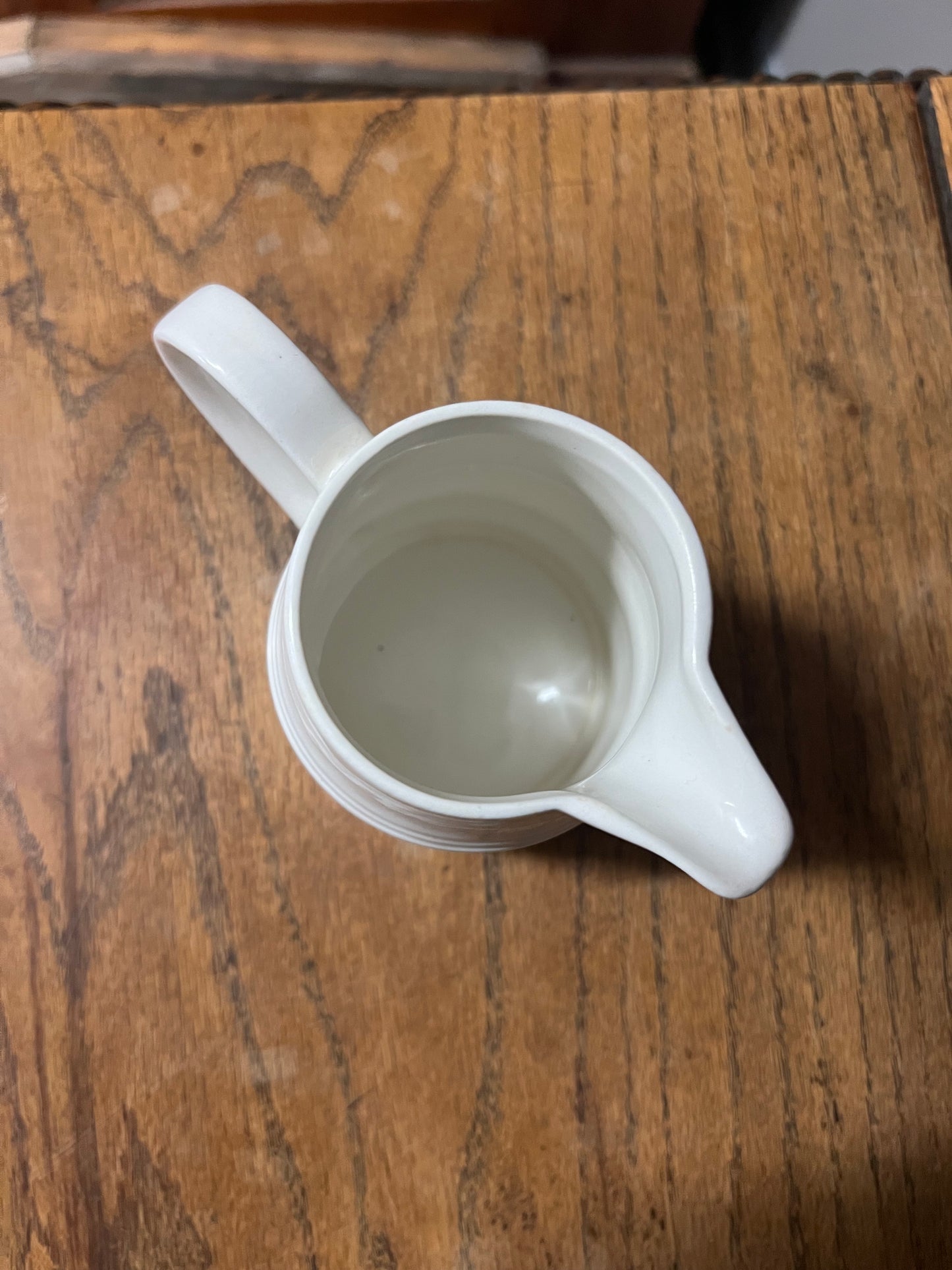 Price & Kensington White Ironstone Banded Dairy Jug