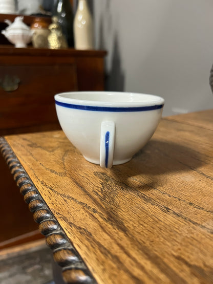 US Navy Wardroom China Bouillon Cup and Saucer