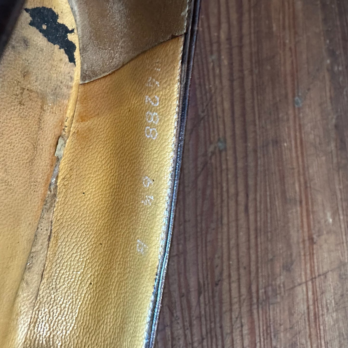 Vintage Ralph Lauren Brown Leather Wing Tip Penny Loafer