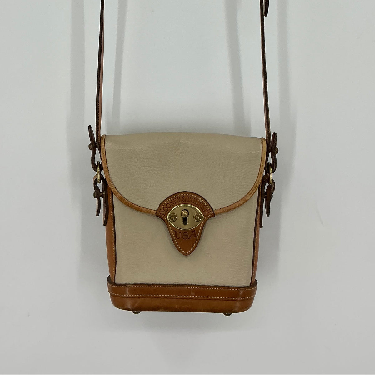 Vintage Dooney & Bourke Cavalry Spectator Crossbody Bag