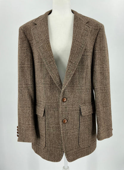 Vintage Lands’ End Harris Tweed Jacket 42L
