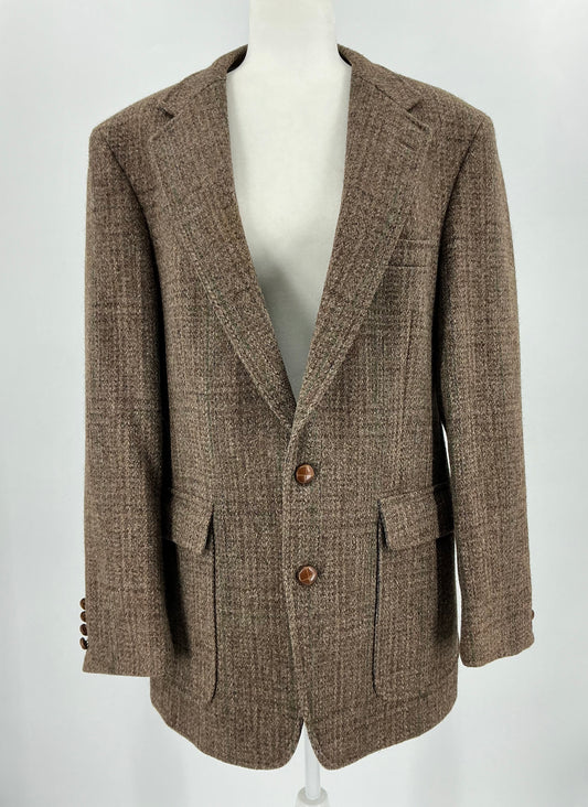 Vintage Lands’ End Harris Tweed Jacket 42L