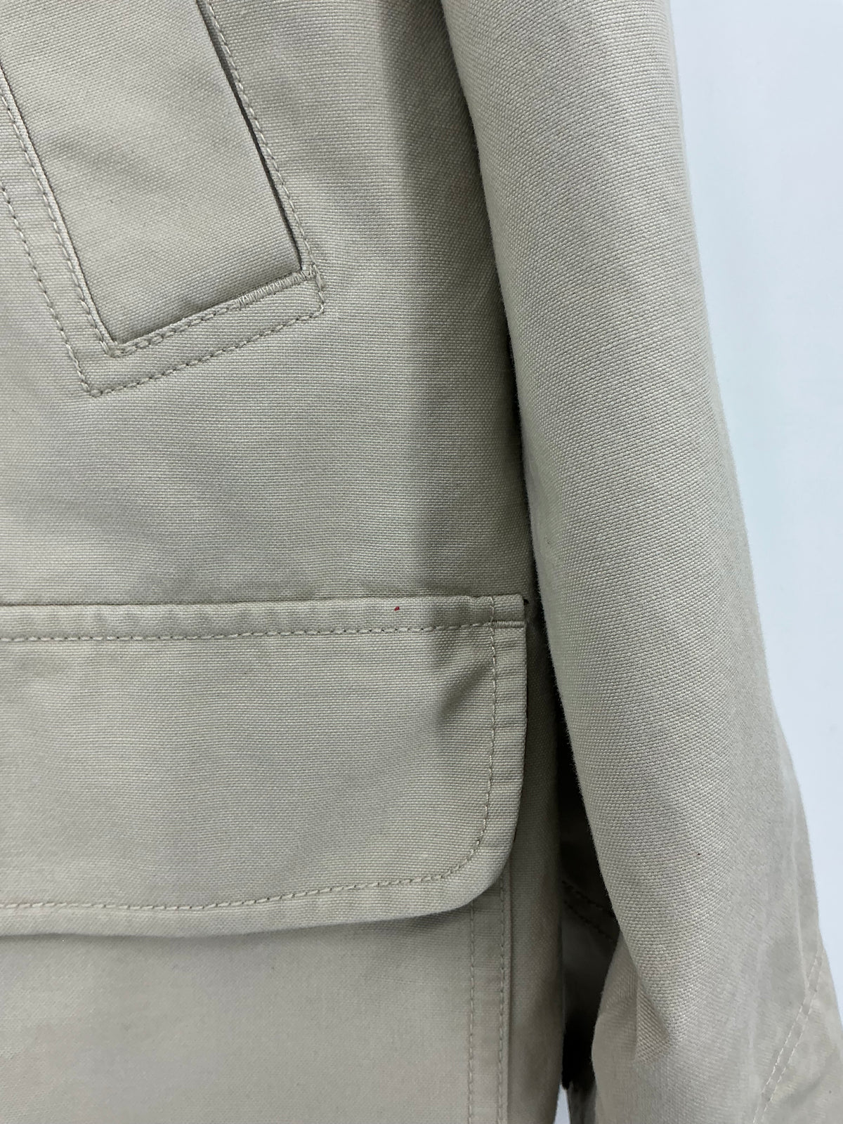 Vintage L.L. Bean Original Field Coat Barn Jacket Corduroy Collar Size Large