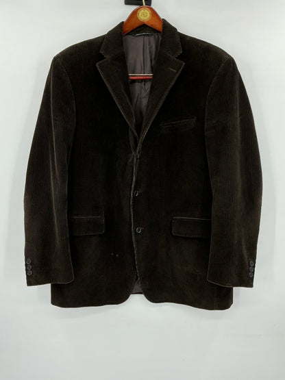 Vintage J. Press Chocolate Brown Brisbane Moss Chapman Group Sack Jacket 44R