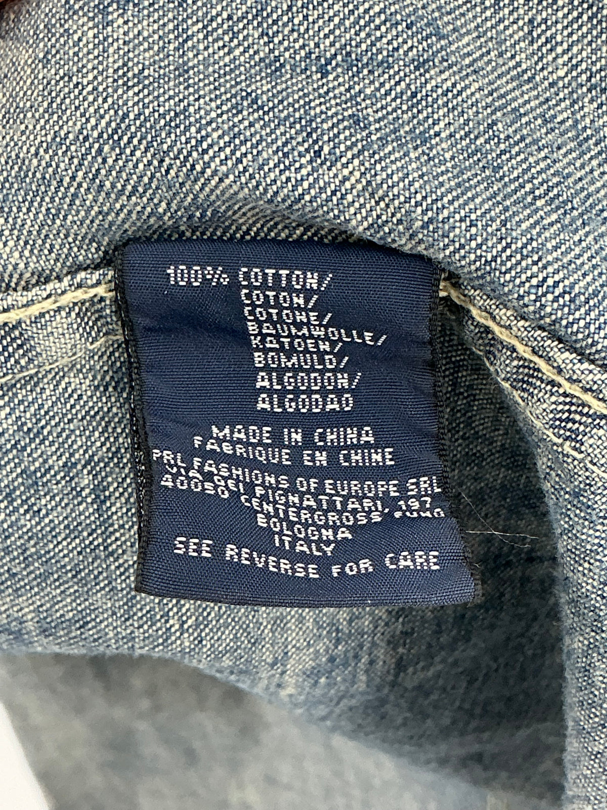 Vintage Ralph Lauren Denim Coverall Long Coat Medium