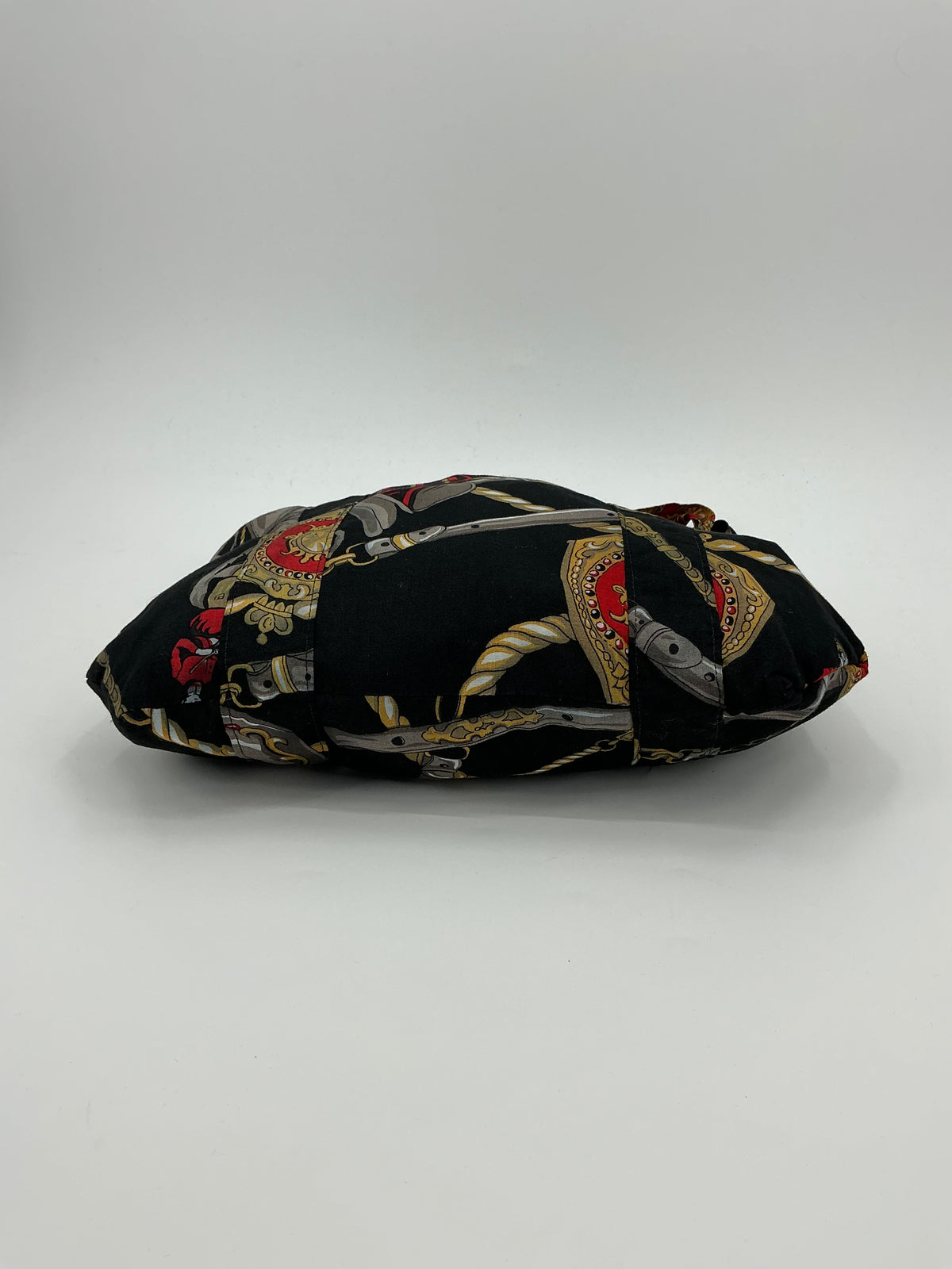 Equestrian Pattern Tote Bag