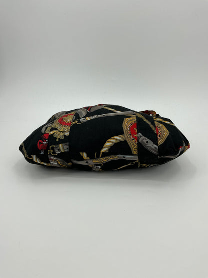 Equestrian Pattern Tote Bag