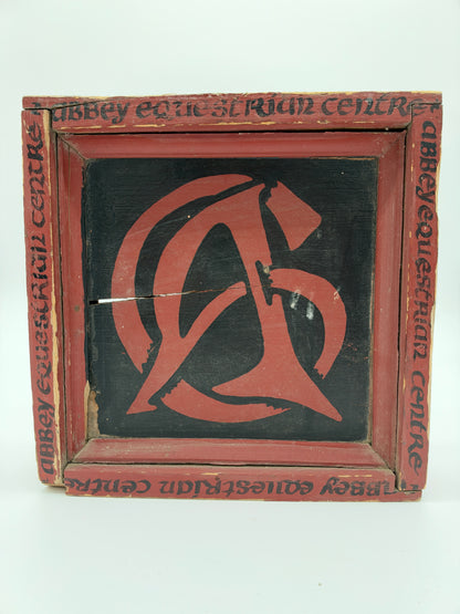 Abbey Equestrian Centre Double Sided Painted Sign