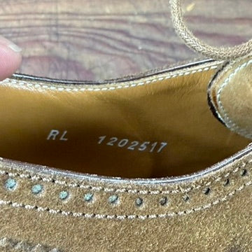 Vintage Ralph Lauren Suede Wingtip Oxford Shoe