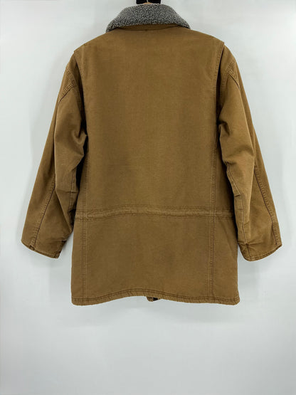 Vintage LL Bean Heavyweight Utility Field Jacket Barn Chore Coat Large