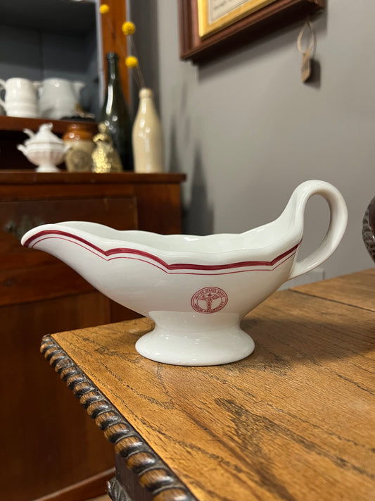 US Army Medical Department Banded Gravy Boat