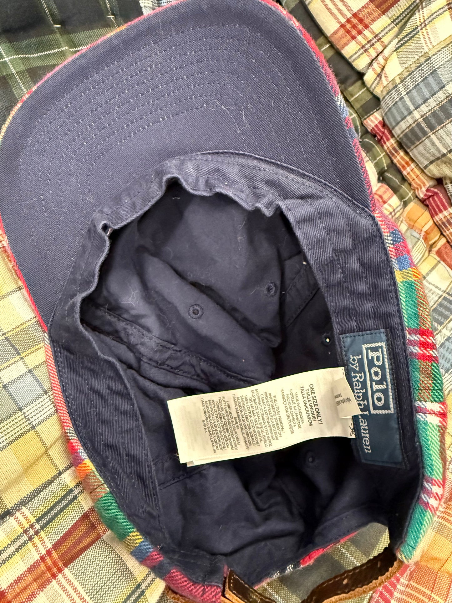 Polo Ralph Lauren Plaid Flannel Hat