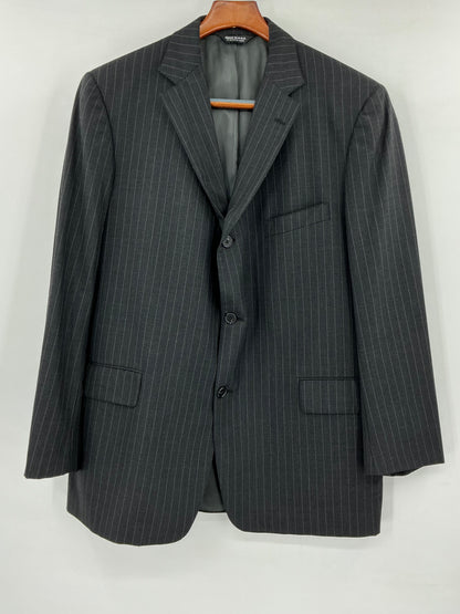 Vintage J. Press Presstige Gray Pinstripe Wool Sport Coat Blazer Made in USA