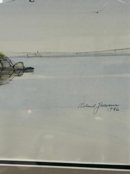 Framed Ida Lewis Yacht Club Richard Grosvenor