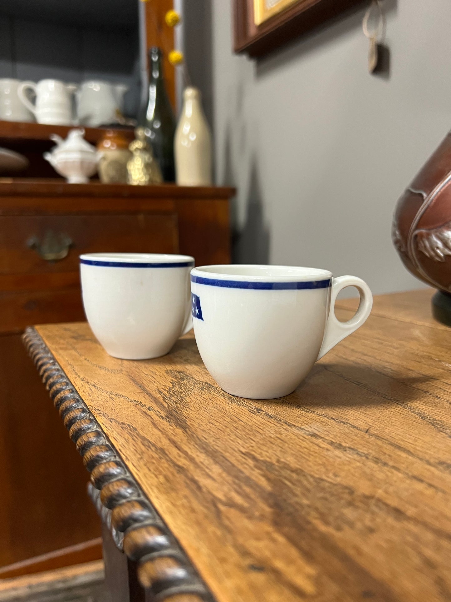 US Navy Mess China Vice Admiral Demitasse Cup