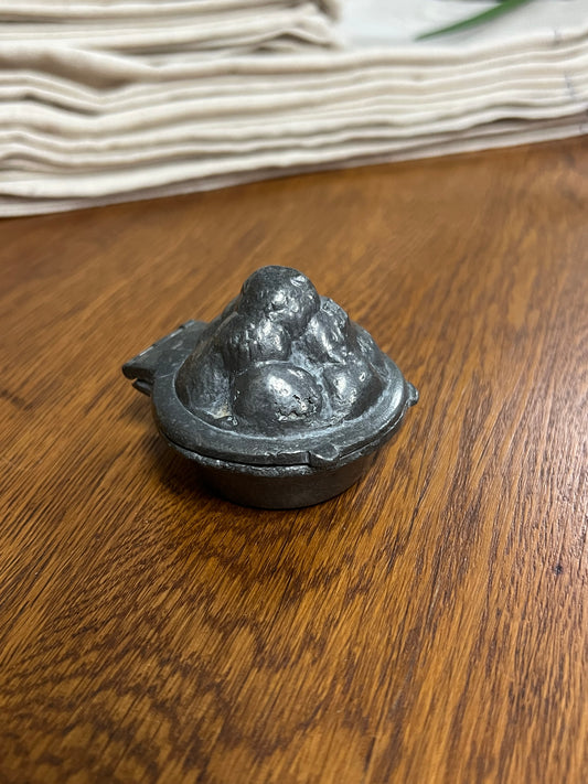 Pewter Ice Cream Mold - Pie