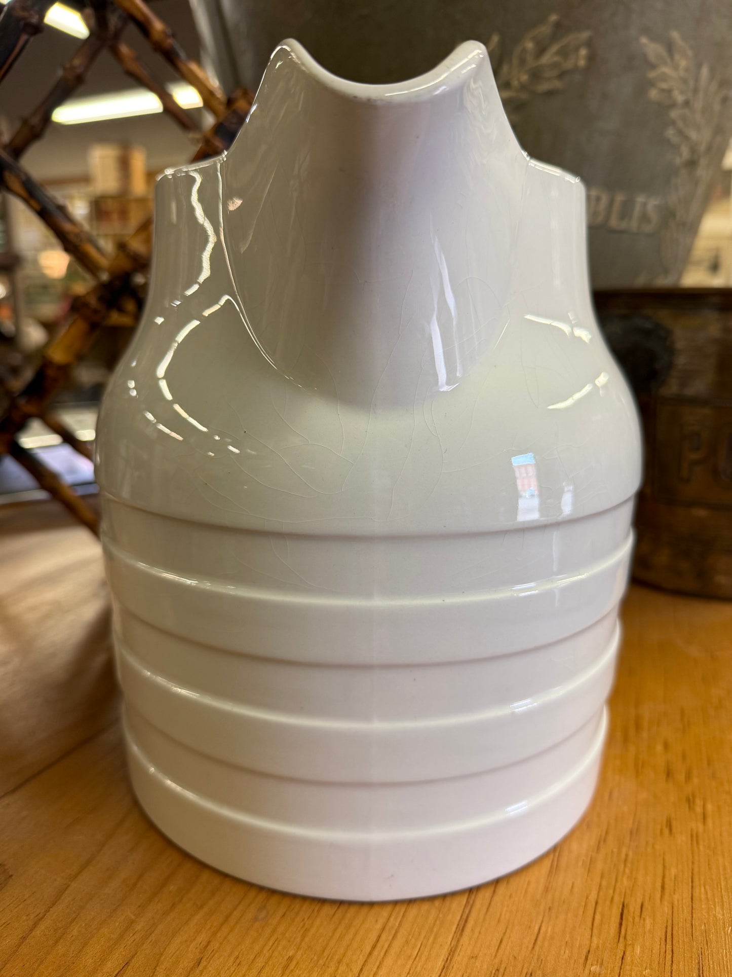 Royal Doulton White Banded Extra Large Dairy Jug