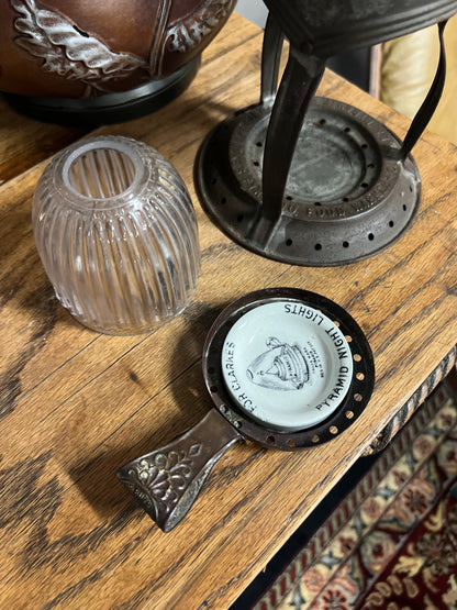 Rare Complete Sam Clarke's Pyramid Food Warmer - Fairy Lamp