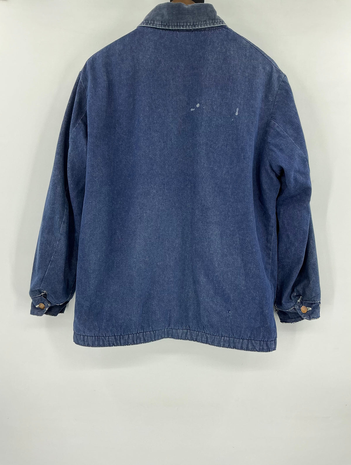 Vintage Wrangler Blanket Lined Denim Chore Coat Size 40