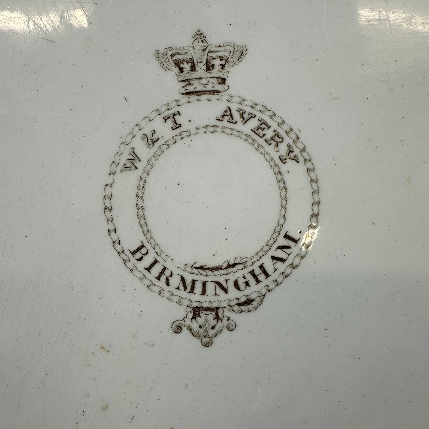 W&T Avery Birmingham Scale Plate