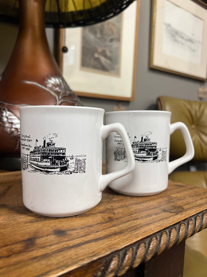 Jamestown Historical Society Mug - Governor Carr Ferry - Carr/Clarke School Reunion