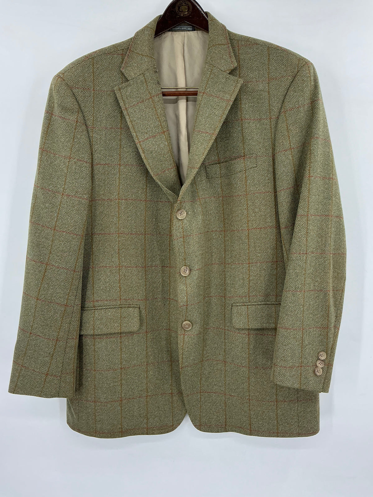 J. Press Plymouth Pressidential Wool Tweed Sport Coat 44R