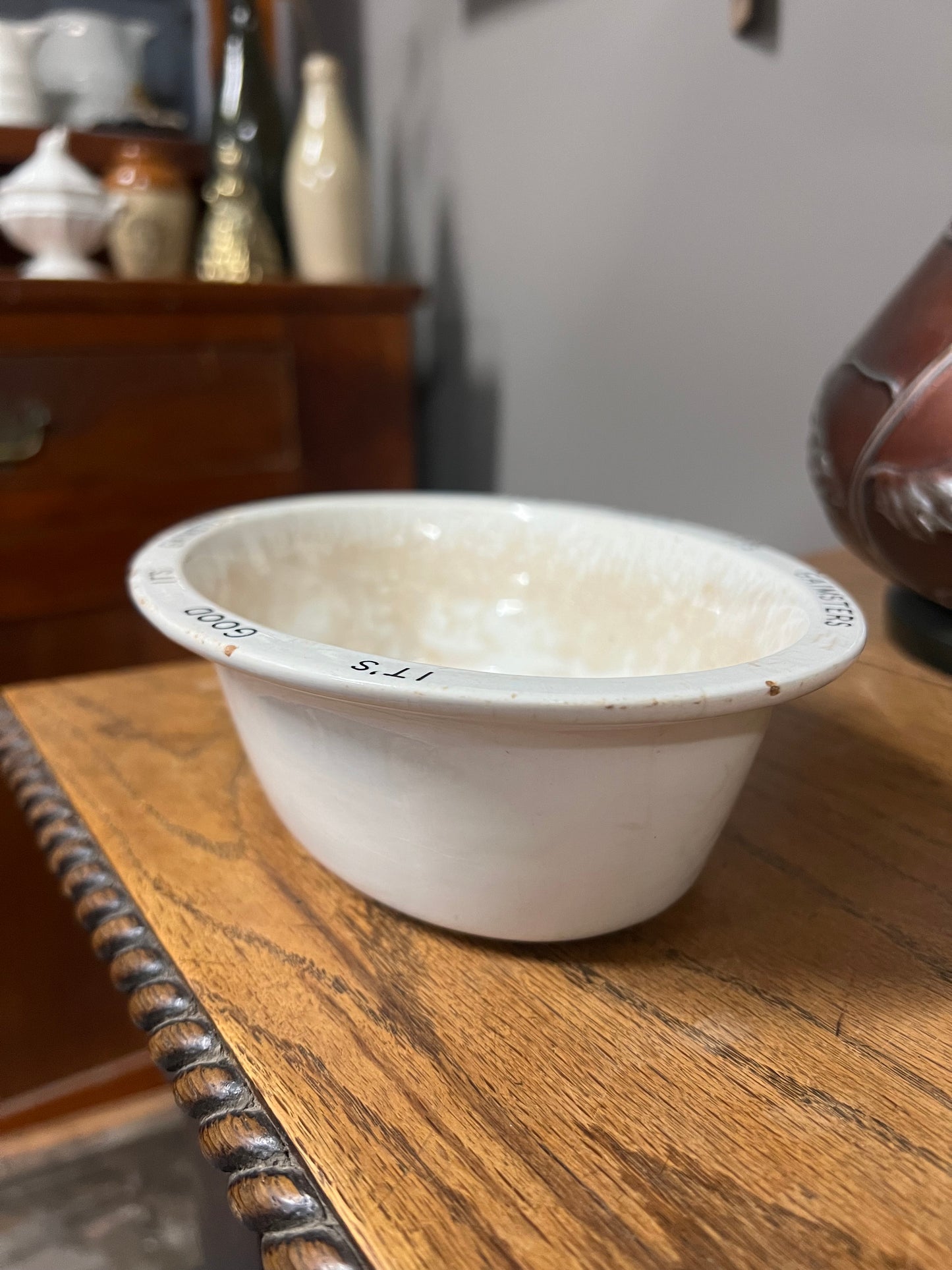 Gaimsters Advertising Bowl - Stained