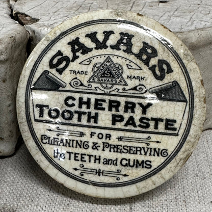 Cherry Toothpaste Pot Lid