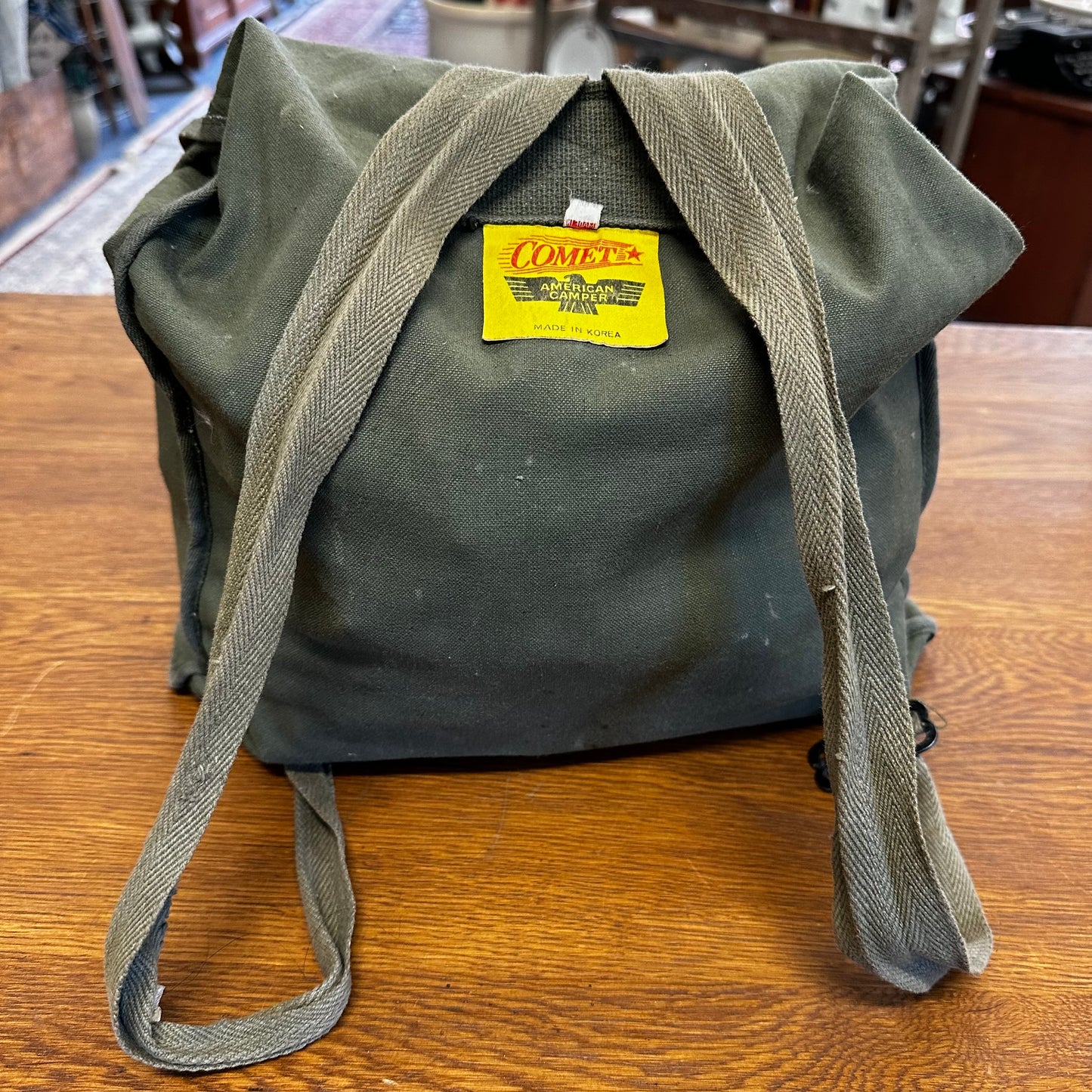 Official Trail Camper Back Pack Full of Wooden Blocks