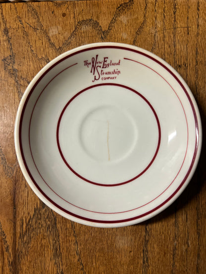 The New England Steamship Company Demitasse Cup and Saucer