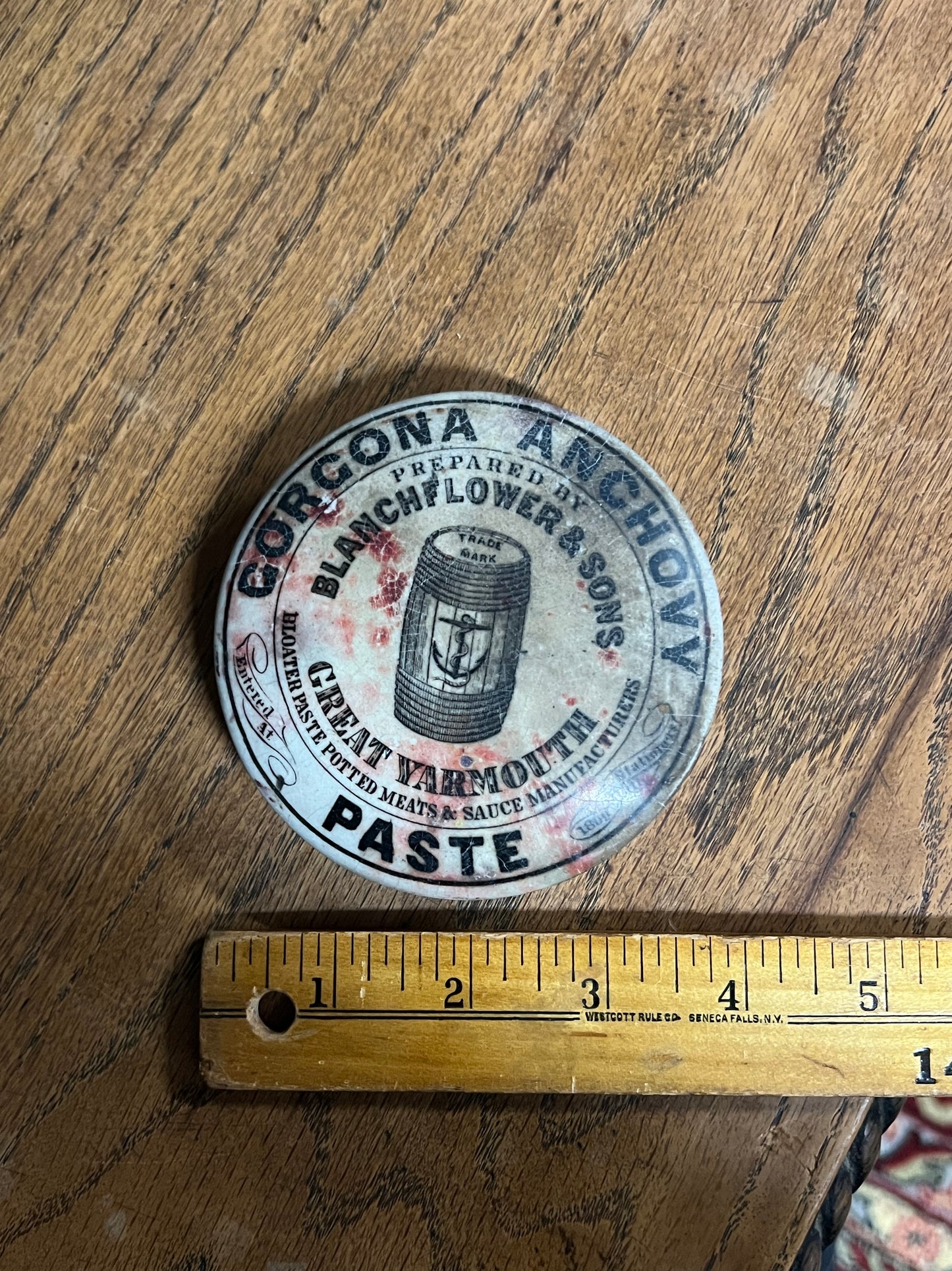 Rare Gorgona Anchovy Paste – Blanchflower & Sons Great Yarmouth Lidded Pot