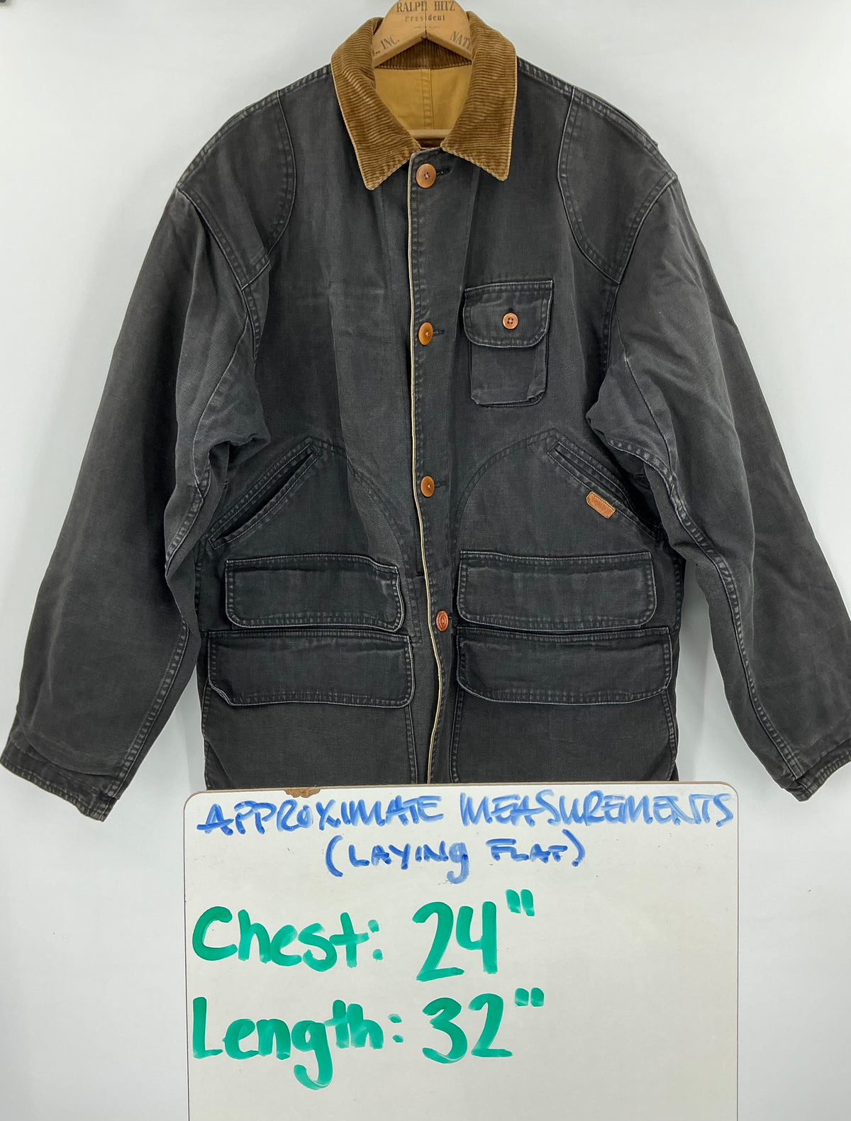 Vintage 90s Polo Country Ralph Lauren Reversible Duck Canvas Chore Barn Jacket