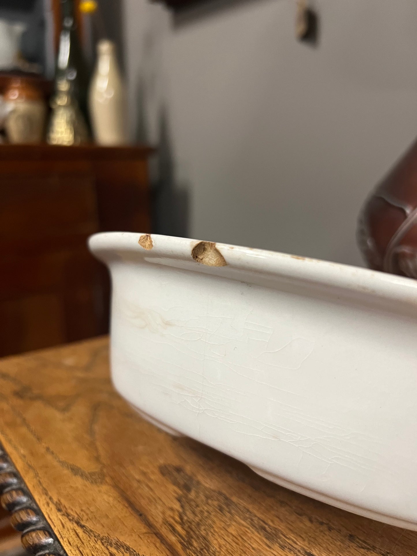 Gaimsters Advertising Bowl - Stained