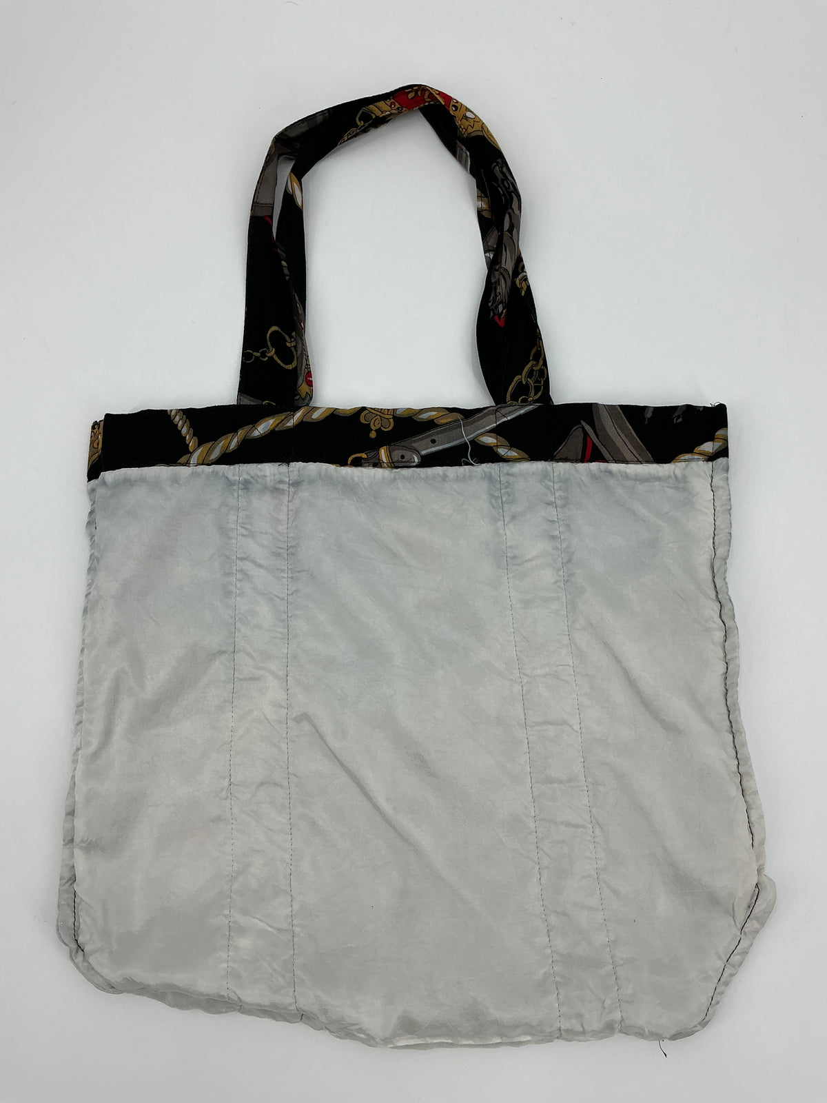 Equestrian Pattern Tote Bag