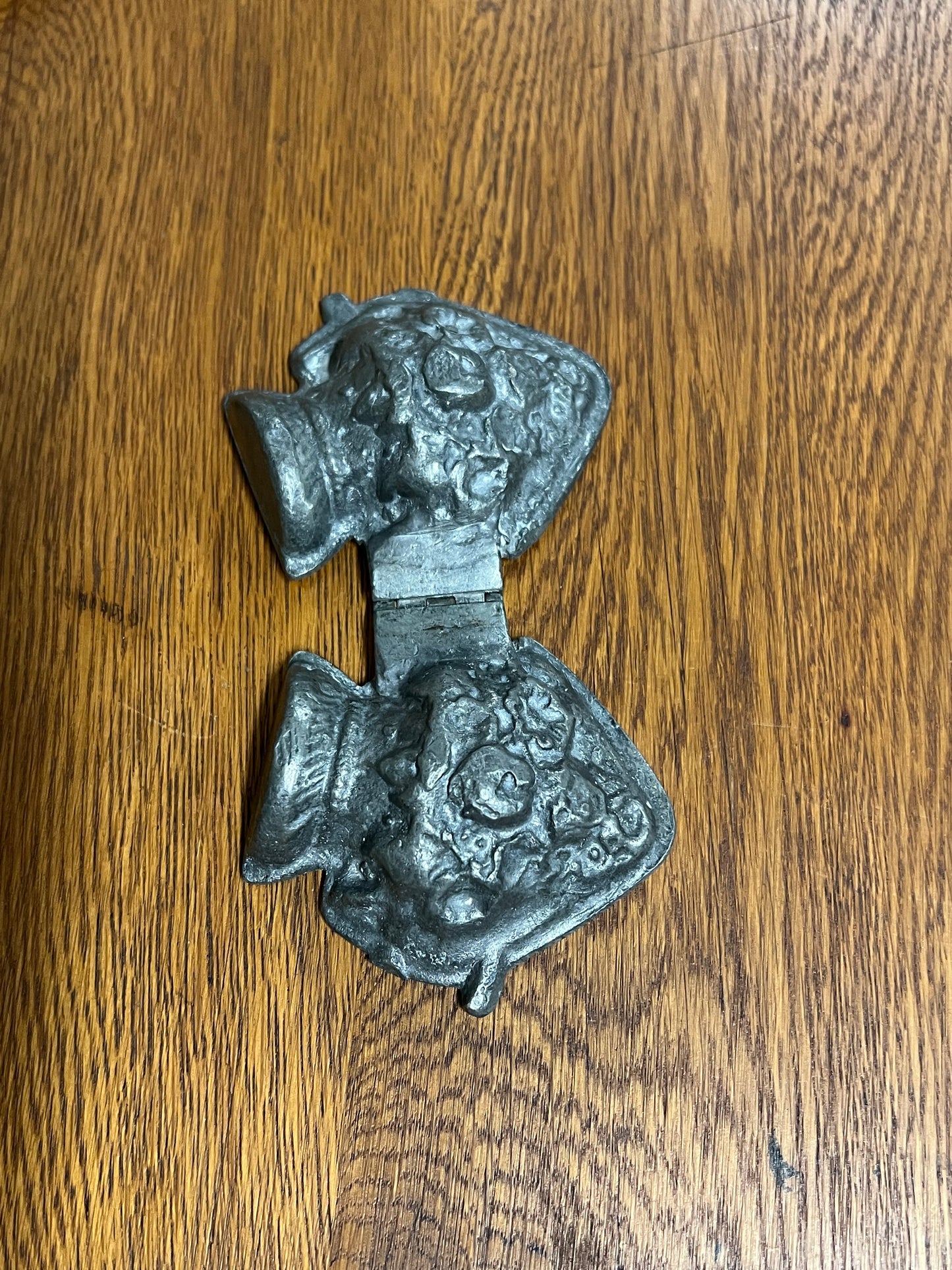 Pewter Ice Cream Mold - Flower Basket