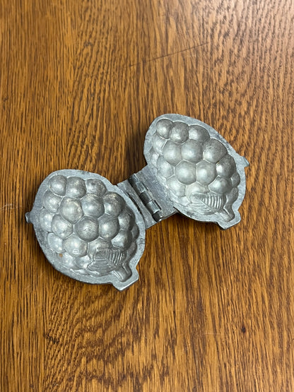 Pewter Ice Cream Mold - W&H - Raspberry