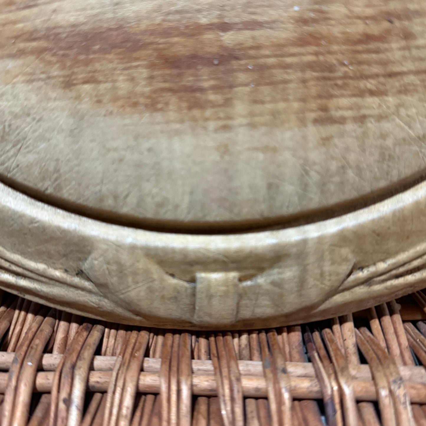 Wheat Border Carved Wooden Breadboard