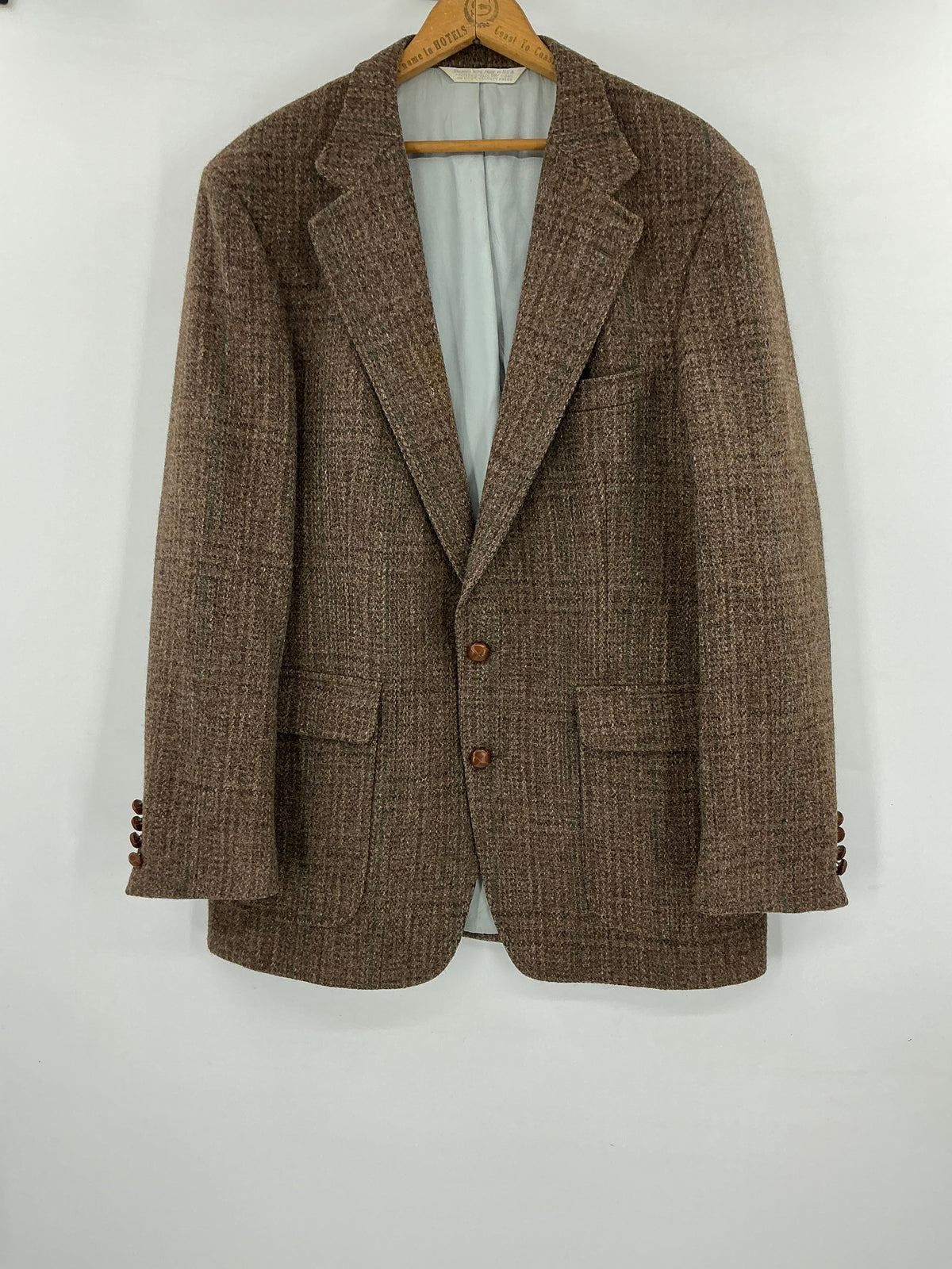 Vintage Lands’ End Harris Tweed Jacket 42L