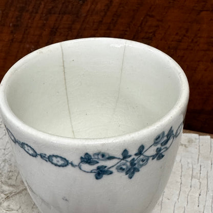 Maddock Ironstone Double Egg Cup Teal Transfer