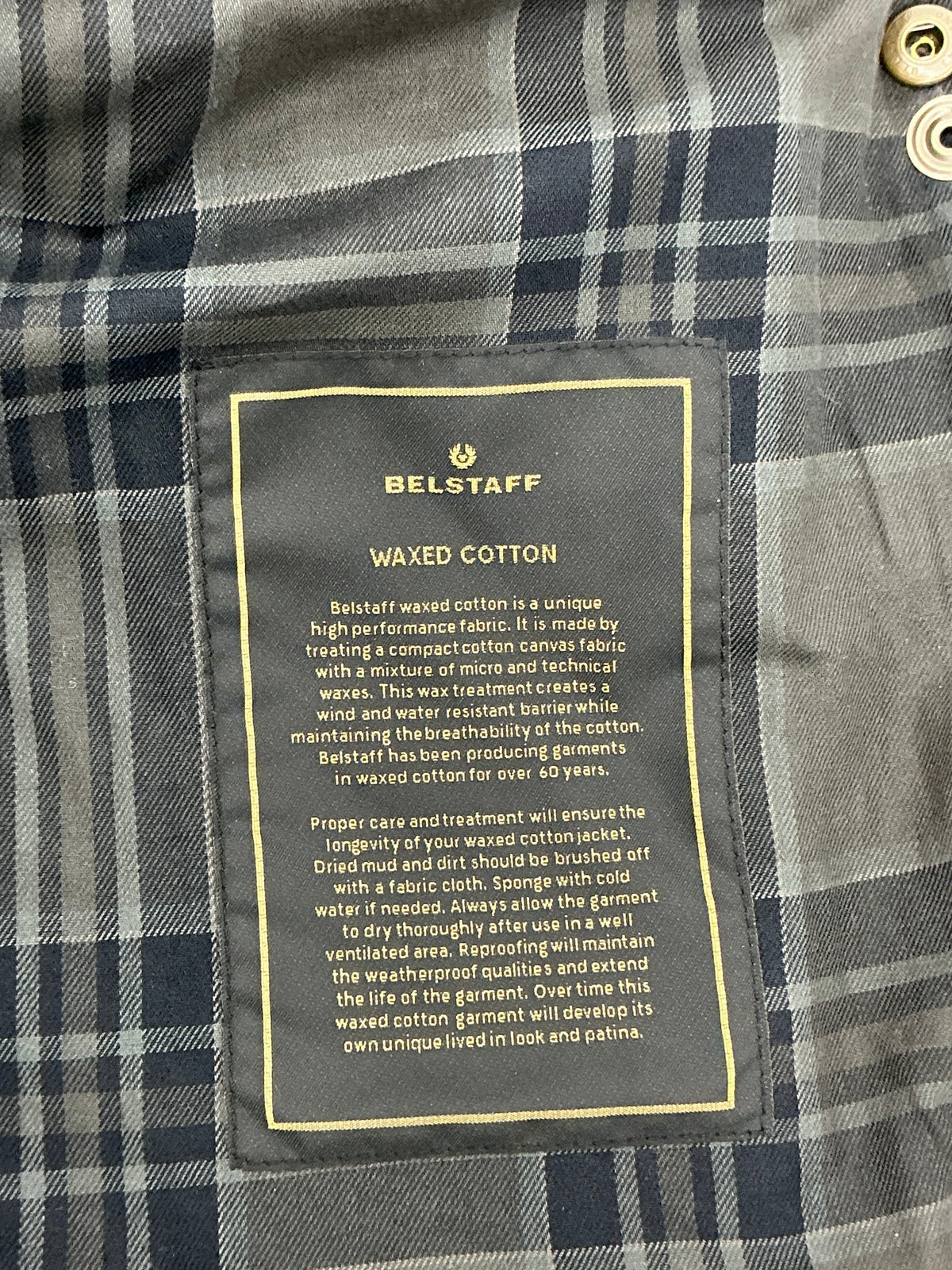 Belstaff Waxed Cotton Hooded Jacket 44