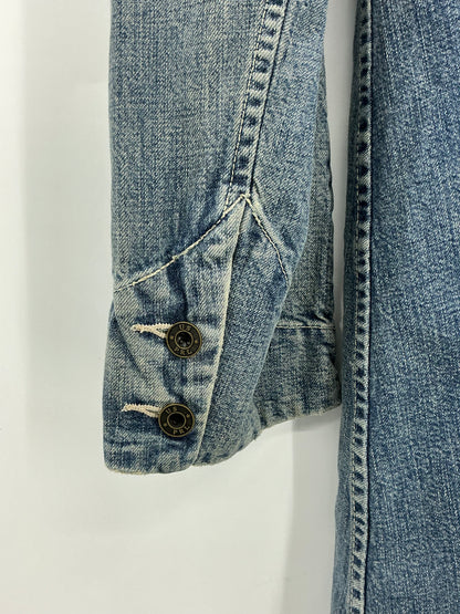 Vintage Ralph Lauren Denim Coverall Long Coat Medium