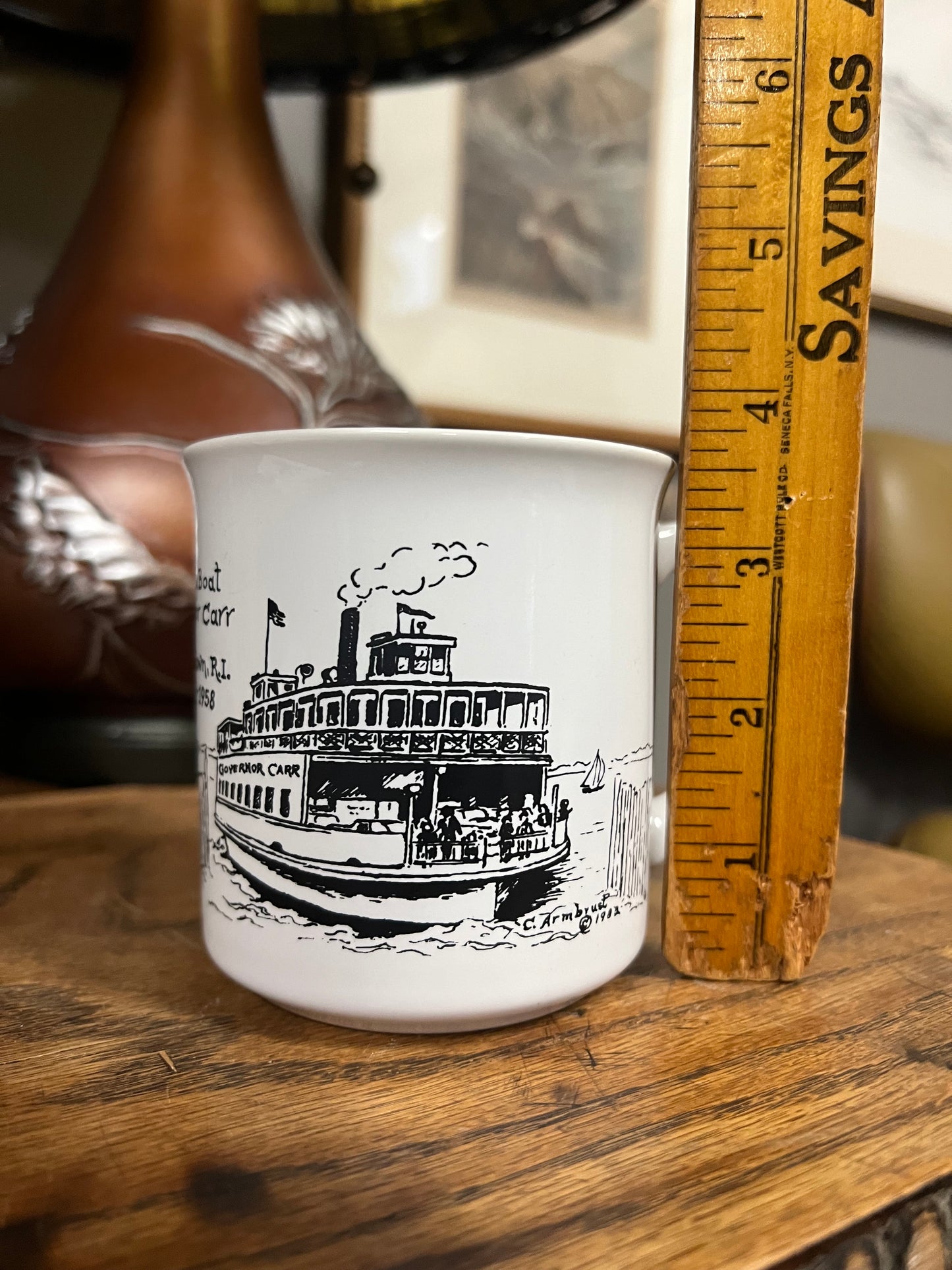 Jamestown Historical Society Mug - Governor Carr Ferry
