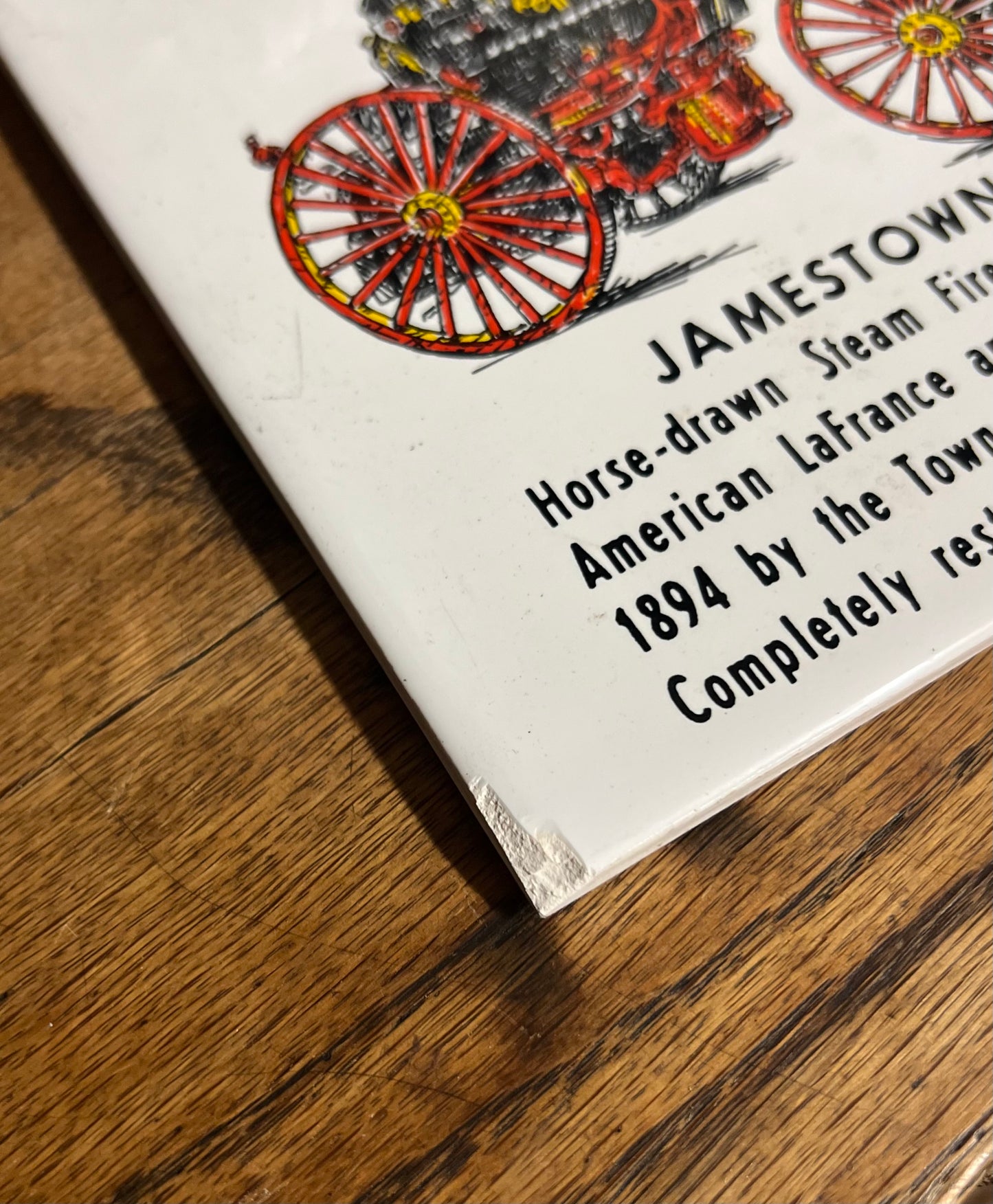 Jamestown Historical Society Tile - Steamer Engine