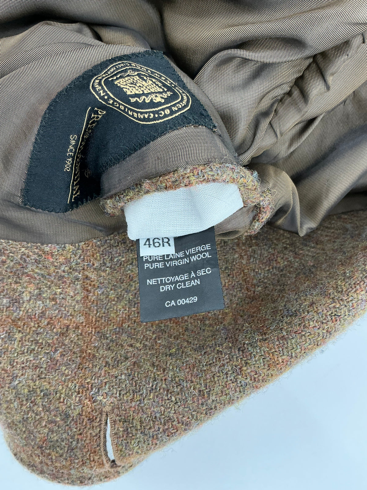 Vintage J. Press "Pressidential" Harris Tweed Sport Coat 46R