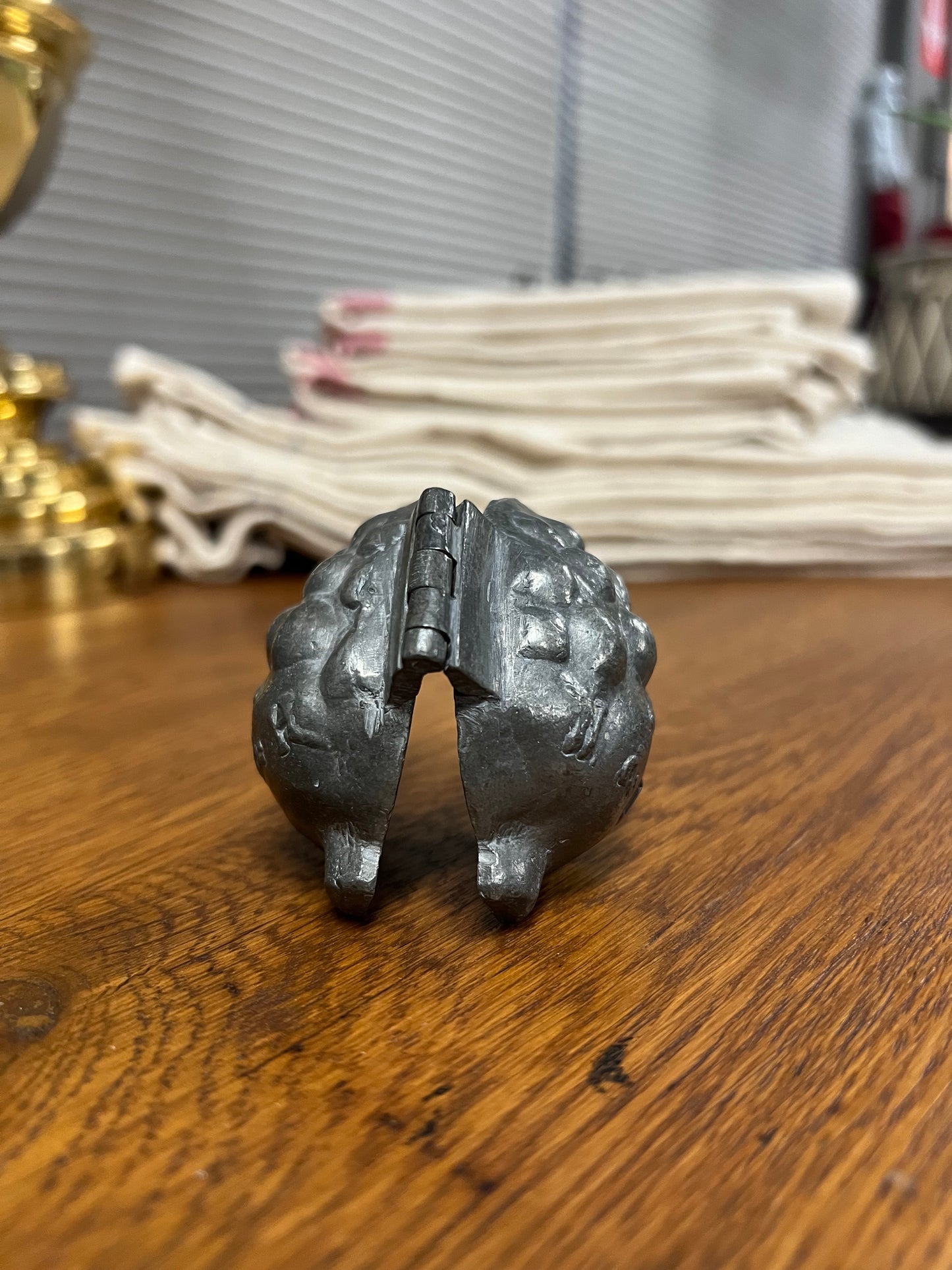 Pewter Ice Cream Mold - W&H - Raspberry