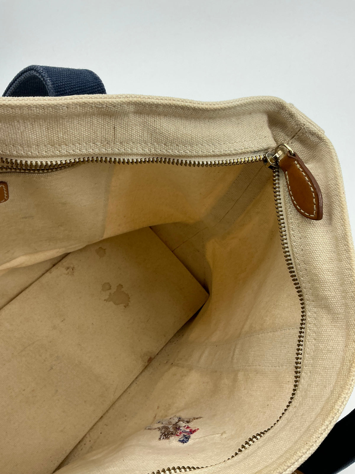 Ralph Lauren Embroidered Pony Tote Bag