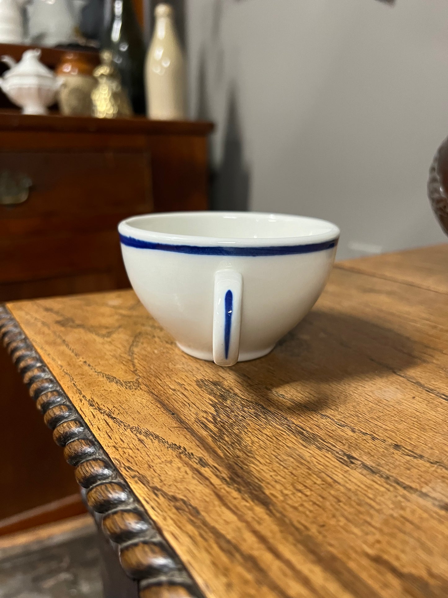 US Navy Wardroom China Bouillon Cup and Saucer