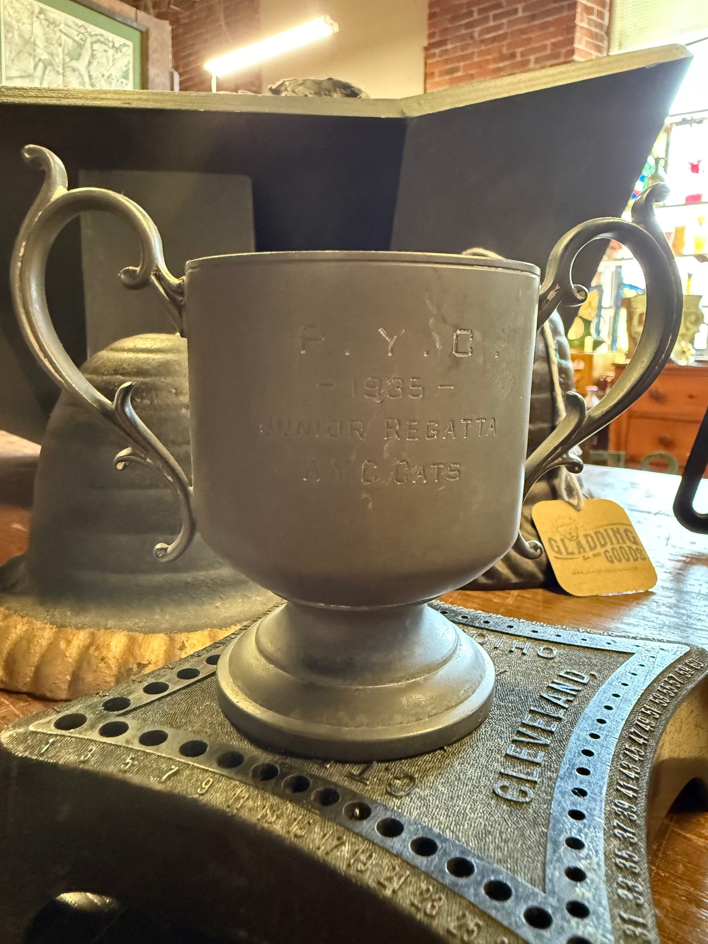 PYC 1935 Pewter Sailing Trophy
